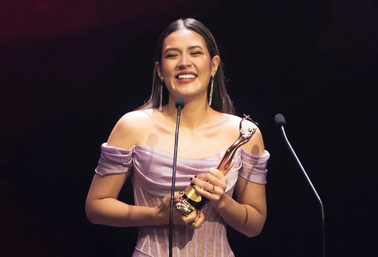 Raisa kasih speech menyentuh di ami awards 2025, semangati vidi dan para pejuang kanker