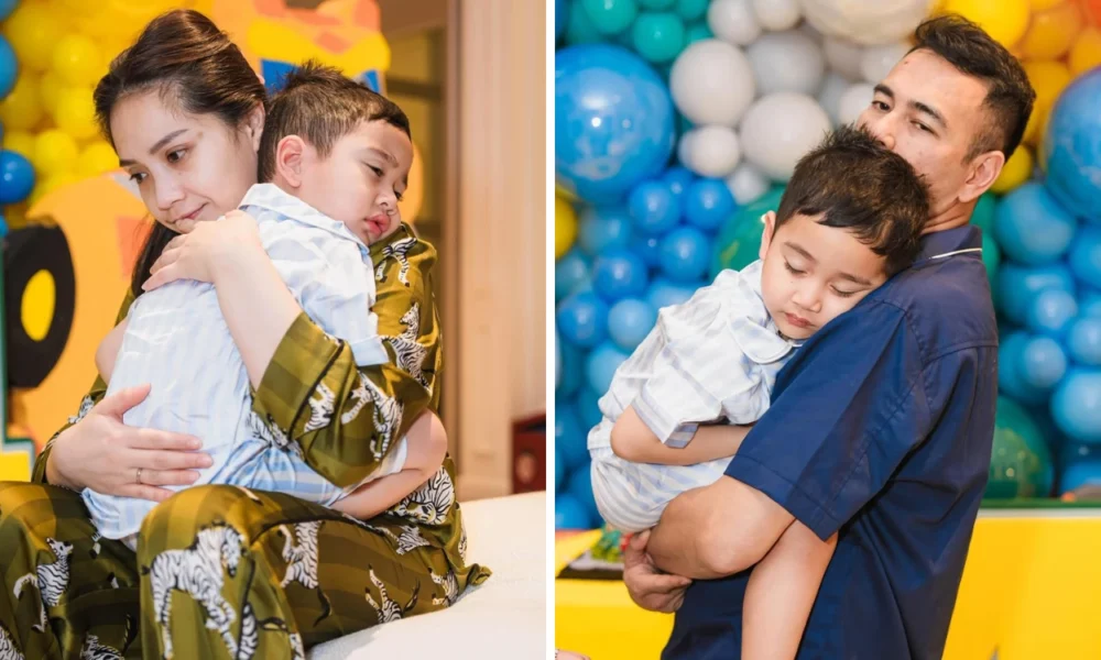 Rayyanza injak usia 4 tahun, raffi ahmad dan nagita terima kasih sudah hadir sebagai cahaya di rumah ini