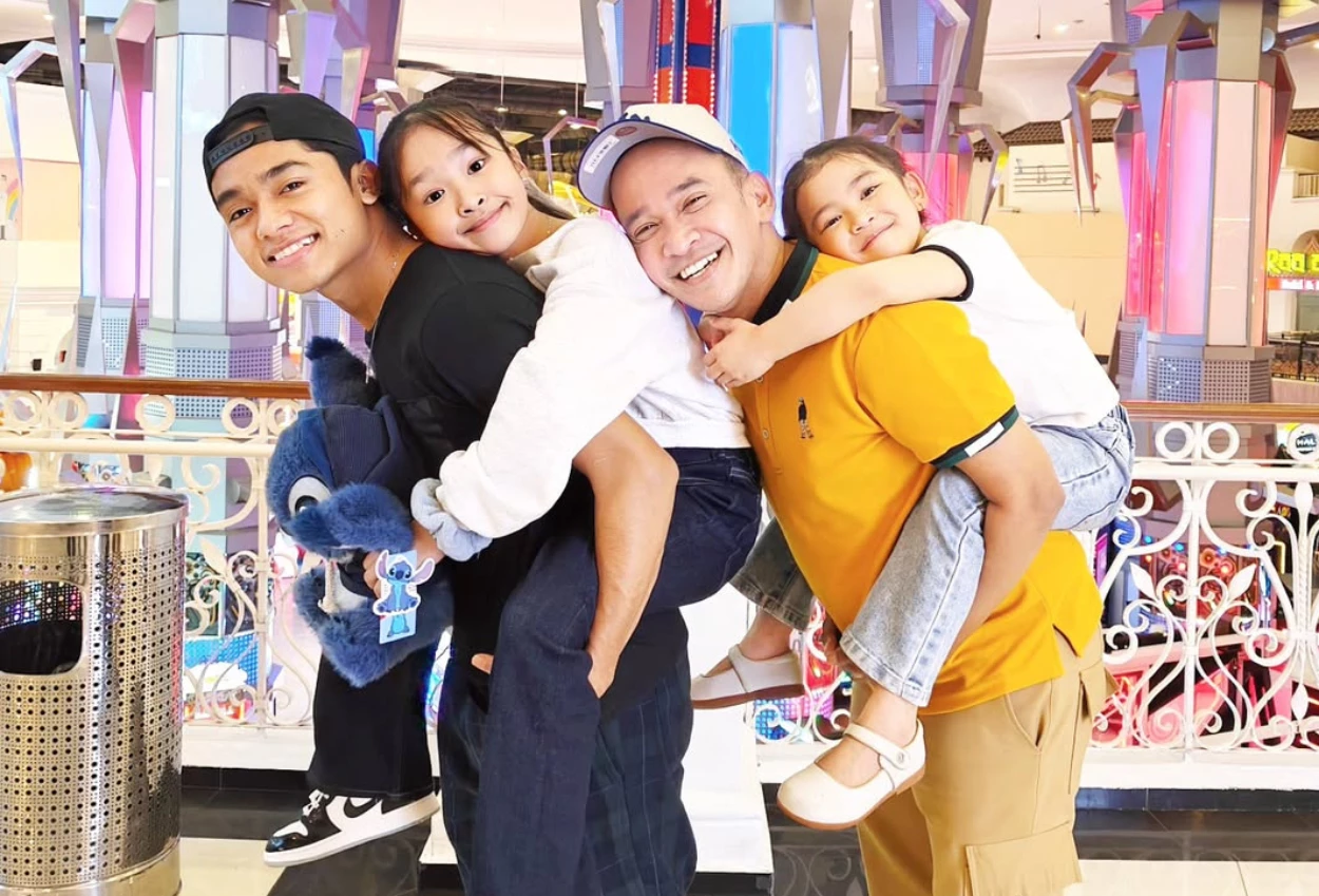 Ruben onsu kembali kumpul bersama anaknya setelah 2 bulan tak bertemu