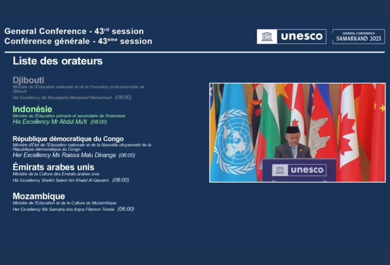 Sejarah baru! bahasa indonesia resmi jadi bahasa kerja ke 10 di unesco