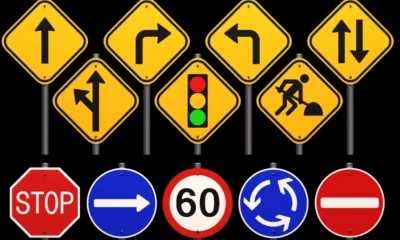 Sering bikin bingung, ini arti rambu kuning dan putih di jalan raya