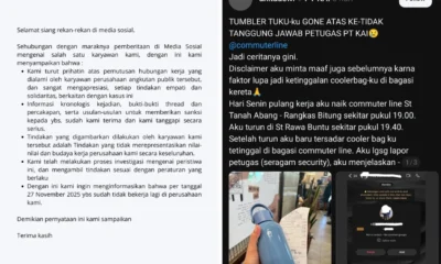 Sudah jatuh tertimpa tangga, wanita yang kehilangan tumbler di krl kini ikut kehilangan pekerjaannya