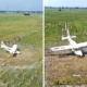 Tkp pesawat jatuh di karawang malah jadi spot foto warga