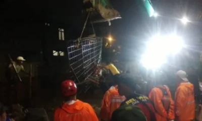 Tanggul di pondok kacang prima jebol! permukiman warga terendam banjir