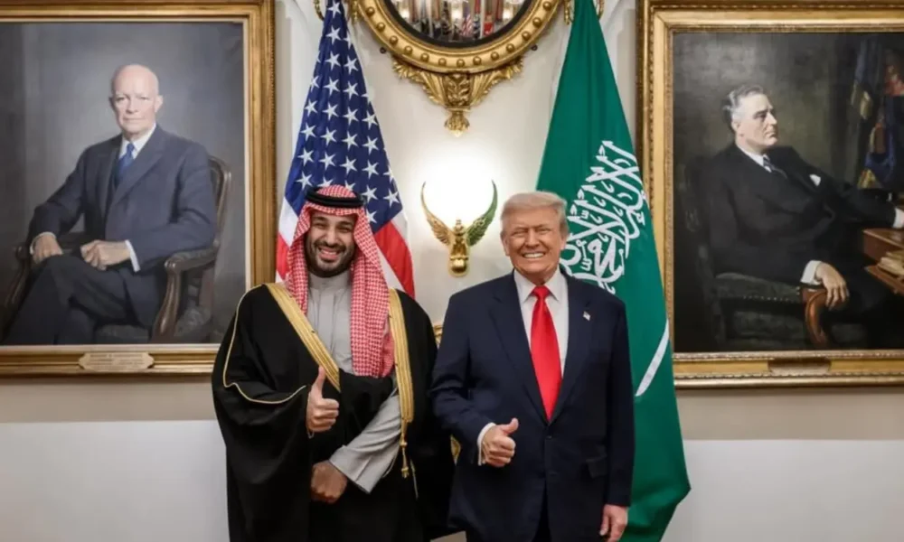 Trump bela pangeran arab saudi saat ditanya wartawan soal pembunuhan jurnalis khashoggi
