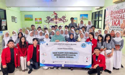 Universitas mercu buana motivasi siswa sman 63 jakarta untuk berani tampilkan karya di dunia digital