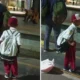 Viral! bocah sd berangkat pagi buta naik krl dari tangerang ke klender sendirian
