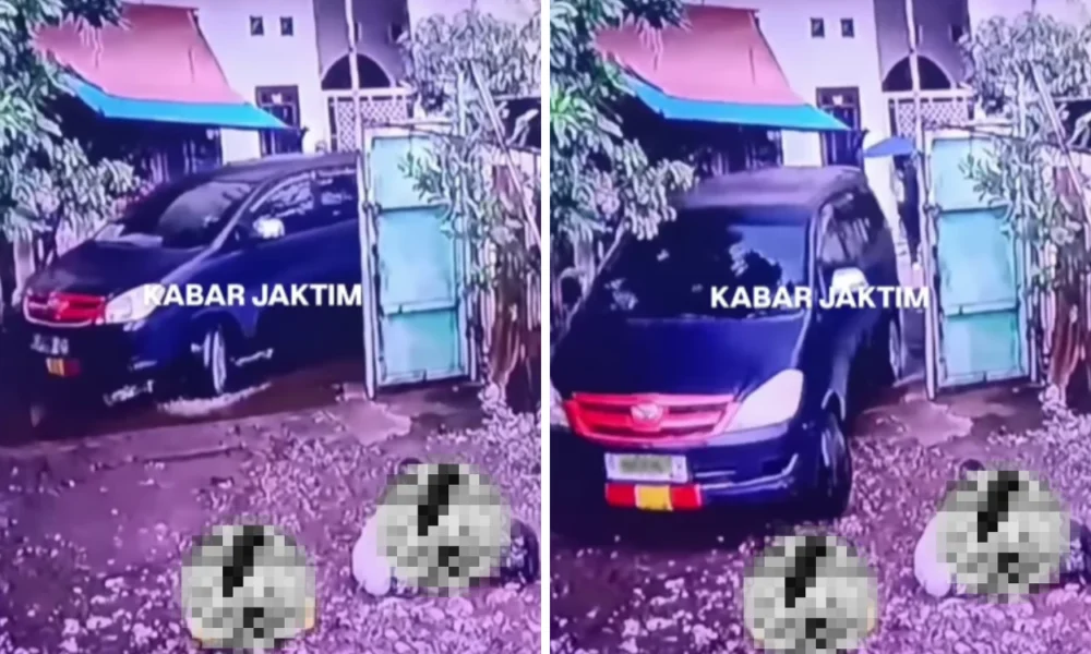 Viral! mobil tabrak sekelompok anak yang sedang asyik bermain di jaktim