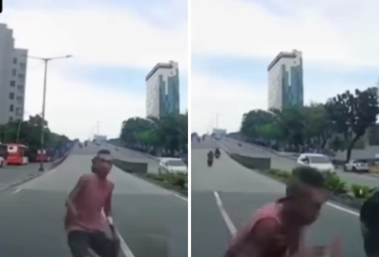 Viral! orang yang tabrakkan diri ke mobil di tanah abang ternyata odgj