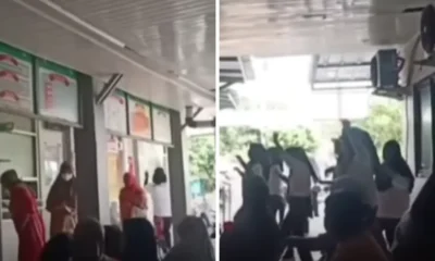 Viral! petugas puskesmas di serang asyik senam saat pasien antre buat berobat