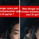 Viral! pria ini bagikan momen saat purbaya ngaji di dalam mobil