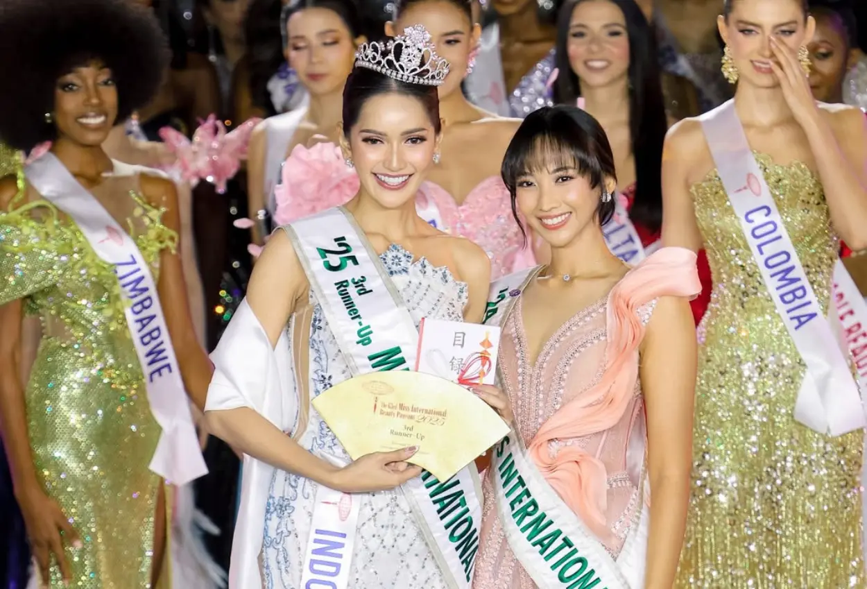 Wakil indonesia melliza xaviera raih 3rd runner up miss international 2025
