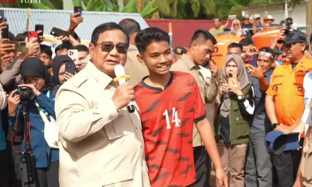 Anak korban bencana sumatra ingin jadi tentara, prabowo minta sjafrie kasih petunjuk