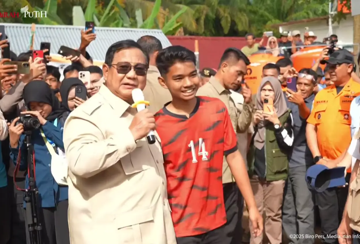 Anak korban bencana sumatra ingin jadi tentara, prabowo minta sjafrie kasih petunjuk