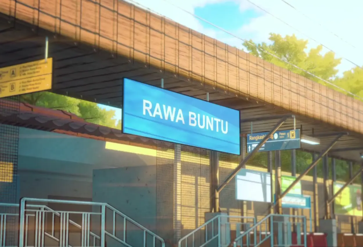 Animator asal serpong curi perhatian usai bikin stasiun rawa buntu versi teaser anime