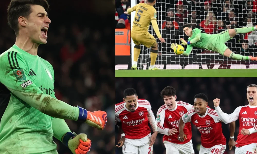 Arsenal vs crystal palace 1 1 menang adu penalti, the gunners akan hadapi chelsea di semifinal carabao cup