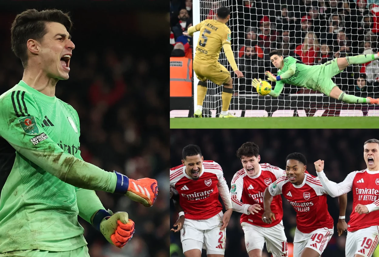 Arsenal vs crystal palace 1 1 menang adu penalti, the gunners akan hadapi chelsea di semifinal carabao cup