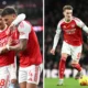 Arsenal vs brentford 2 0 saka dan merino bawa the gunners nyaman di puncak klasemen