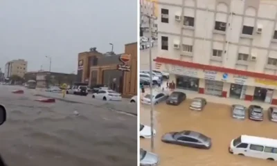 Banjir bandang terjang jeddah arab saudi