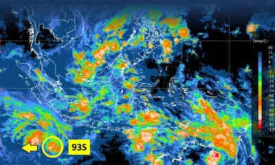 Bibit siklon tropis 93s berpotensi jadi siklon tropis, hati hati cuaca ekstrem di pulau jawa!