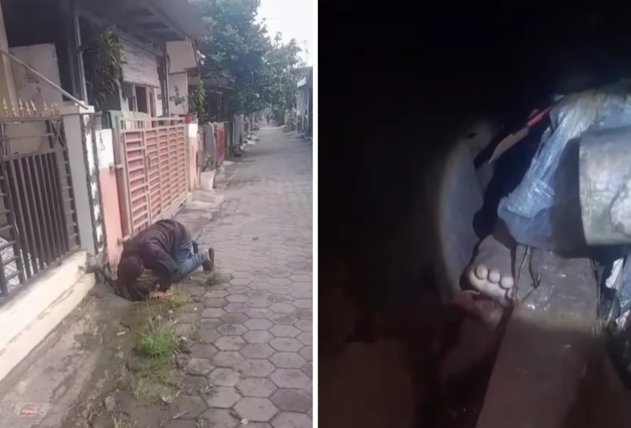 Bocah 3,5 tahun di cilegon yang hilang saat hujan hujanan ditemukan meninggal di selokan