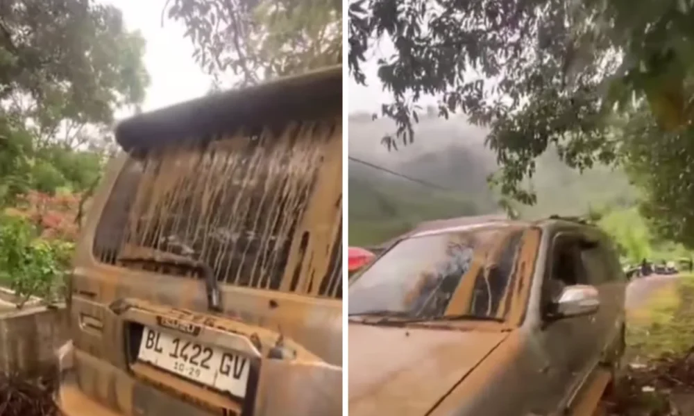 Canggih banget! mobil isuzu panther masih bisa nyala usai terendam banjir 10 jam