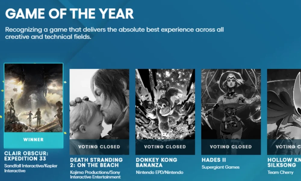 Clair obscur expedition 33 panen 9 piala, simak daftar pemenang the game awards 2025!