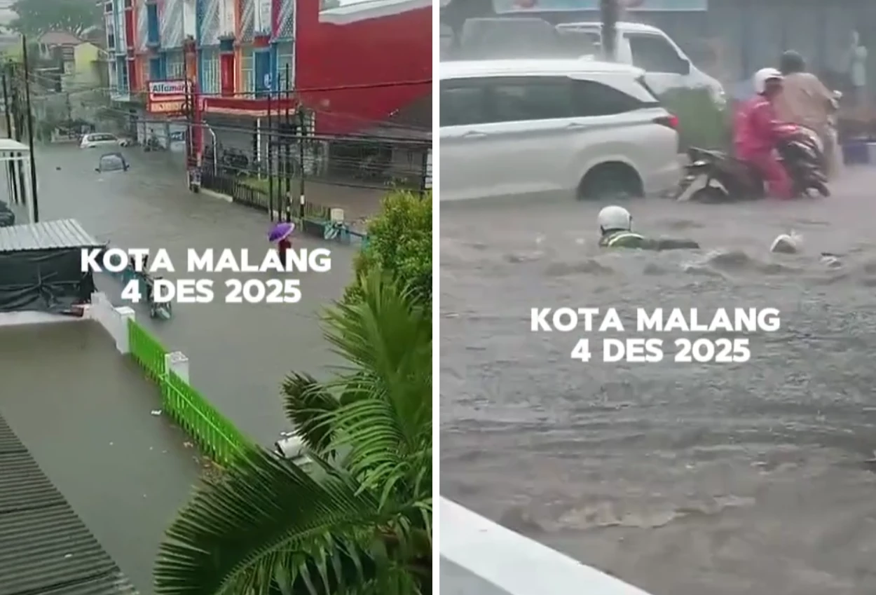 Curah hujan tinggi, puluhan wilayah di malang terendam banjir