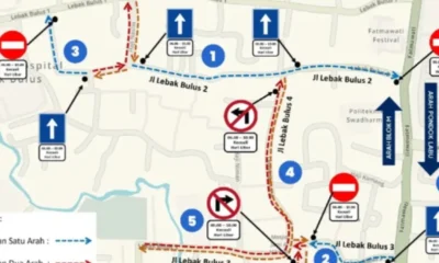 Dishub dki uji coba sistem satu arah di lebak bulus selatan mulai hari ini!
