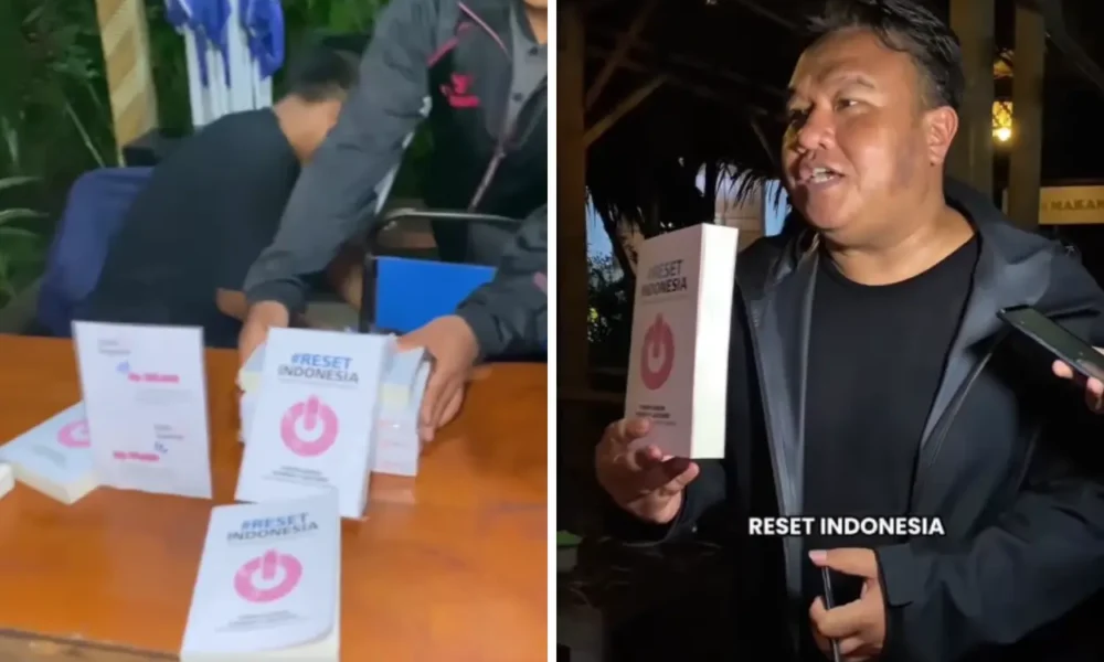 Diskusi buku 'reset indonesia' dibubarkan aparat