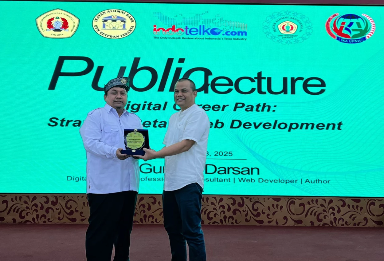 Gunarto darsan, digital business professional ajak mahasiswa upn veteran jakarta melek teknologi digital