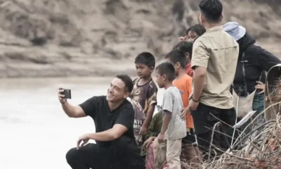 Hamish daud datangi lokasi bencana di aceh, hibur anak anak