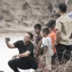 Hamish daud datangi lokasi bencana di aceh, hibur anak anak