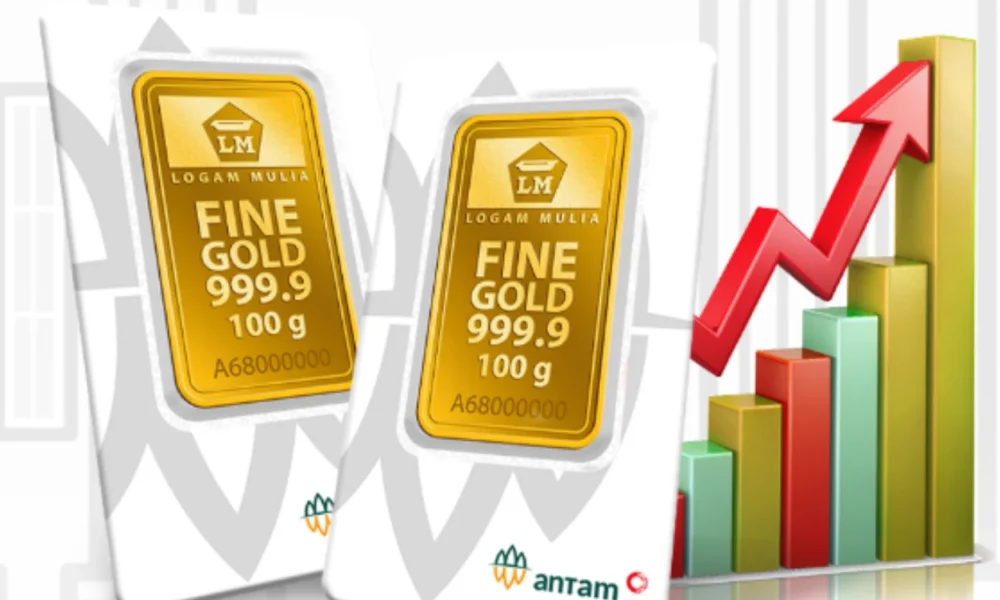 Harga emas antam hari ini 26 desember 2025 naik rp13.000 per gram!