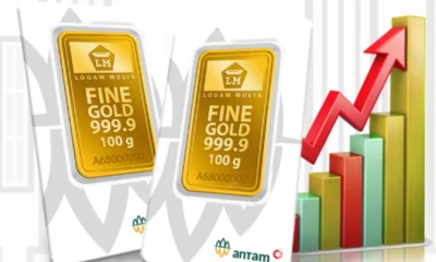 Harga emas antam hari ini 26 desember 2025 naik rp13.000 per gram!