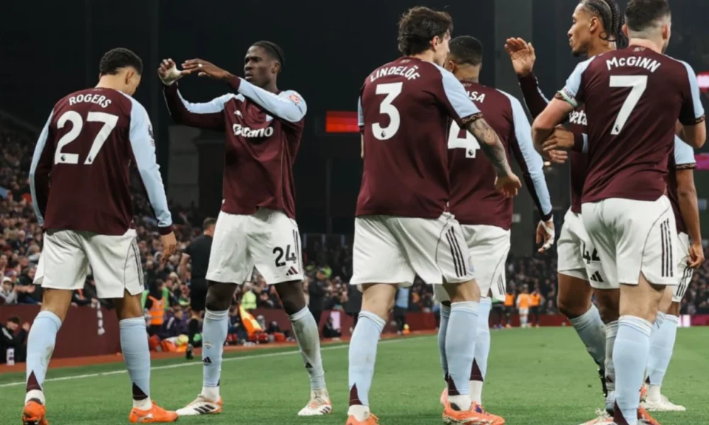 Hasil aston villa vs man utd setan merah dibungkam 1 2