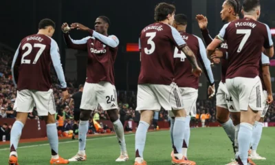 Hasil aston villa vs man utd setan merah dibungkam 1 2
