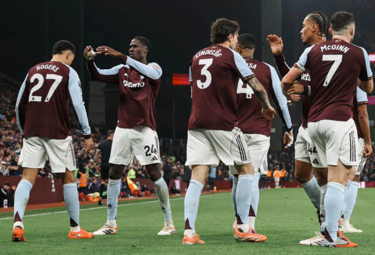 Hasil aston villa vs man utd setan merah dibungkam 1 2
