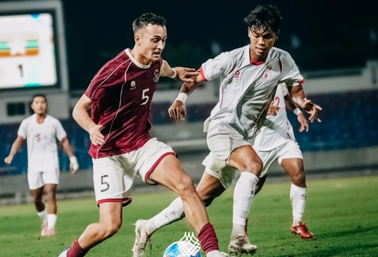 Hasil pertandingan indonesia vs myanmar 3 1 garuda muda harus angkat koper dari sea games 2025