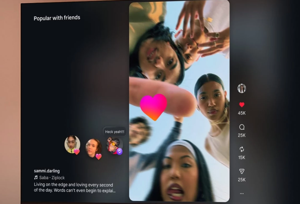 Instagram uji coba ig for tv, pengguna bisa scroll reels lewat layar televisi!