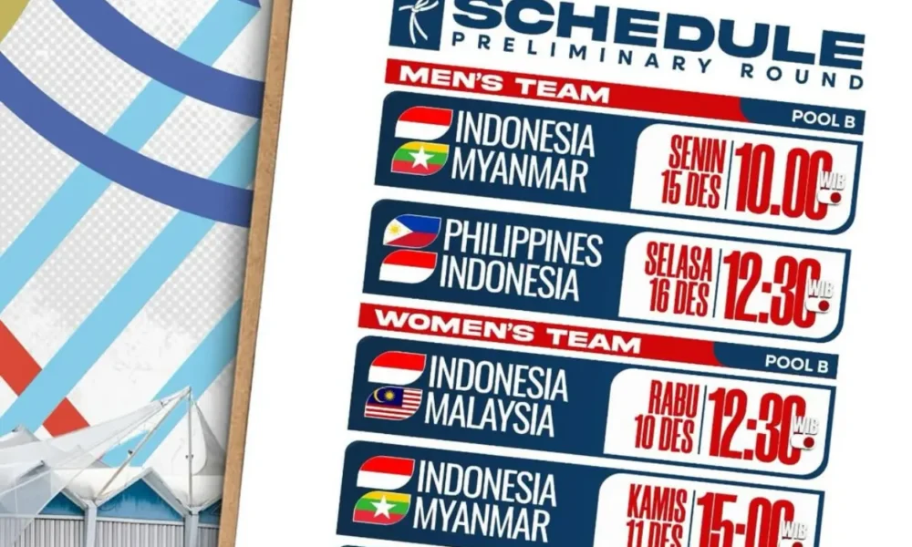 Jadwal siaran langsung voli putri indonesia vs myanmar