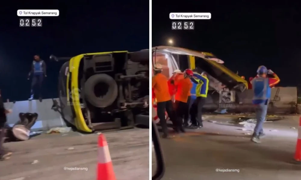 Kecelakaan di tol krapyak semarang, 15 tewas dan 19 lainnya luka luka