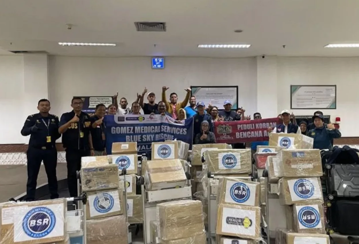 Kirim bantuan untuk korban banjir di aceh, malaysia kerahkan 10 tenaga medis dan obat senilai 1 juta ringgit