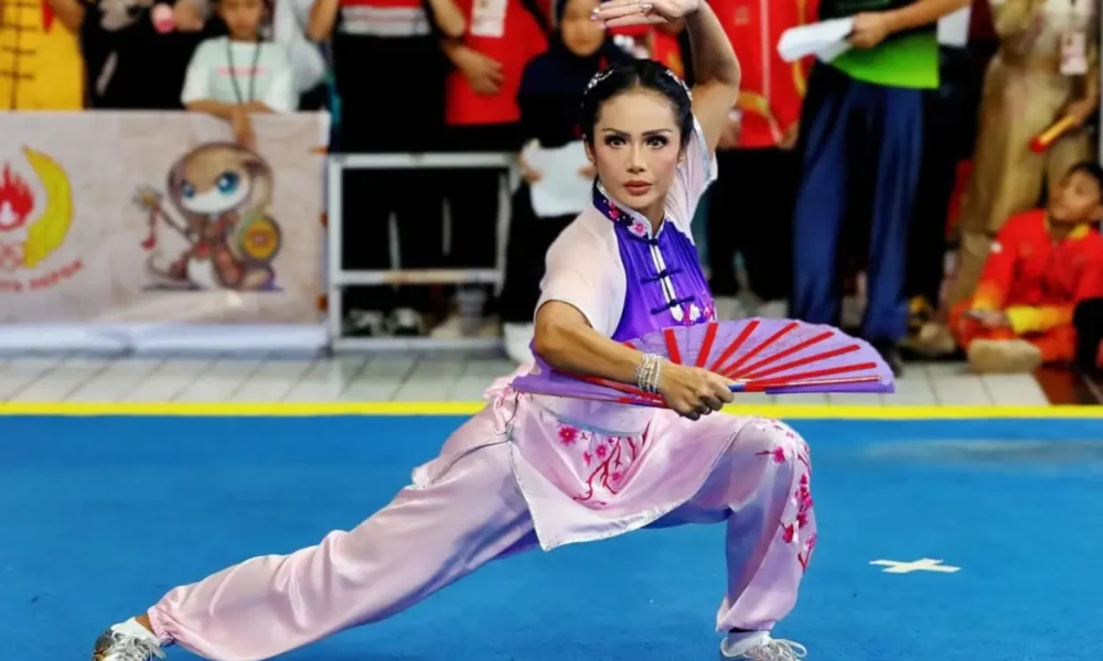 Kris dayanti juara 1 kejurnas wushu