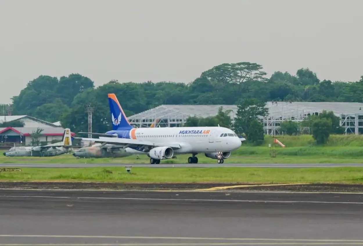 Maskapai baru asal arab saudi mukhtara air tiba di indonesia