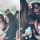 Momen haru anak gary iskak tenangkan sang ibu di pemakaman