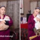 Momen lucu inul daratista nyanyikan kucingnya pakai lagu bilqis