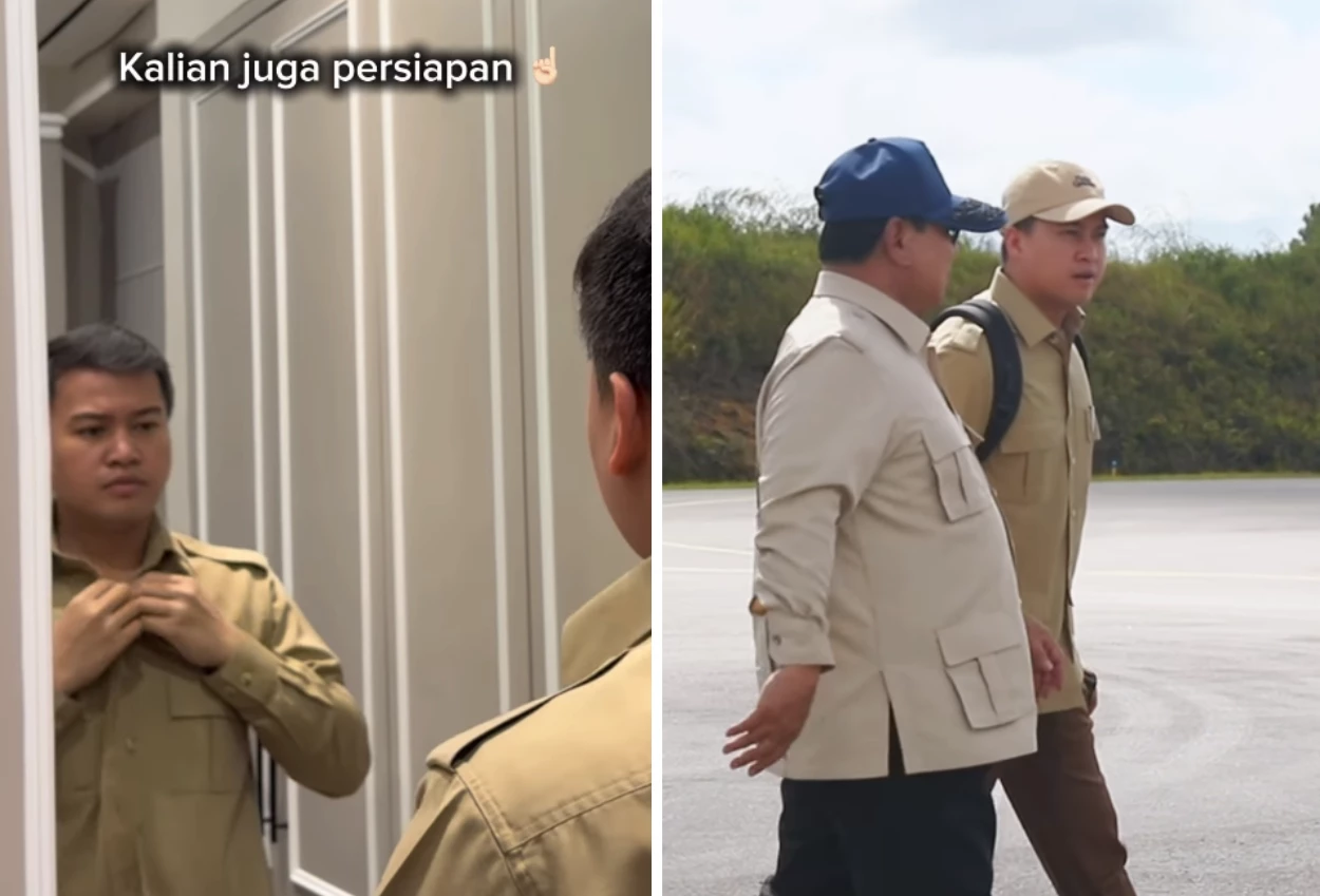 Ngonten a day in my life saat tinjau banjir, aspri prabowo jadi sorotan publik