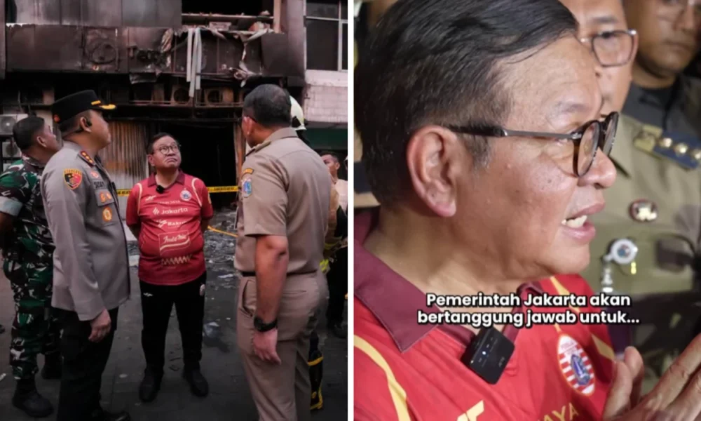 Pemprov dki jakarta akan tanggung seluruh biaya korban kebakaran gedung terra drone