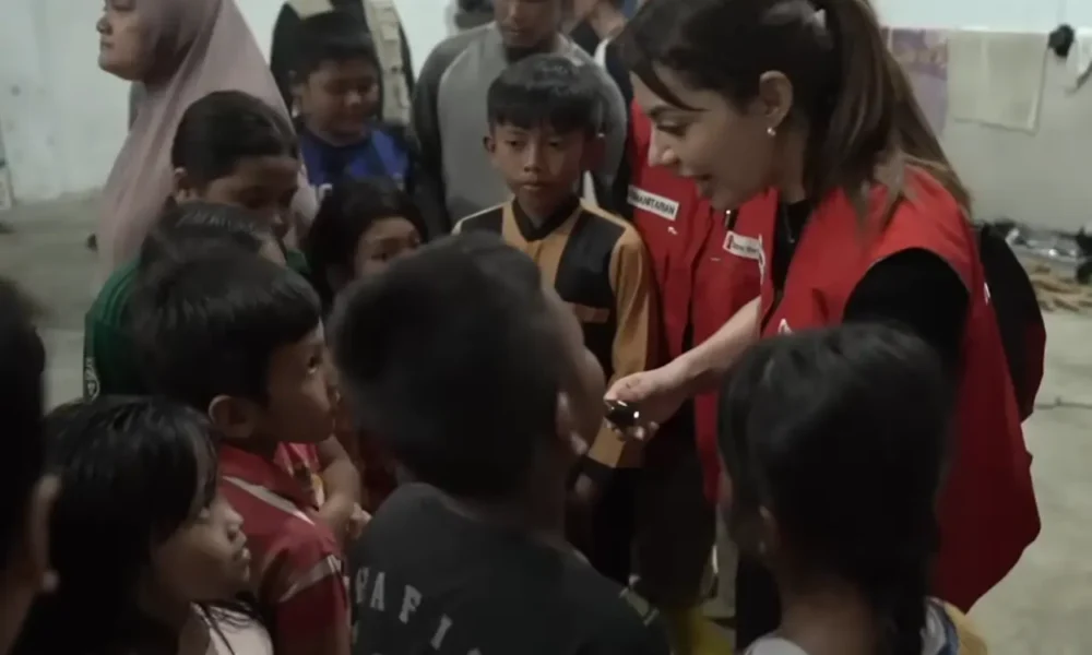 Pertanyaan bocah ini bikin terkejut saat najwa shihab temui pengungsi di aceh tamiang